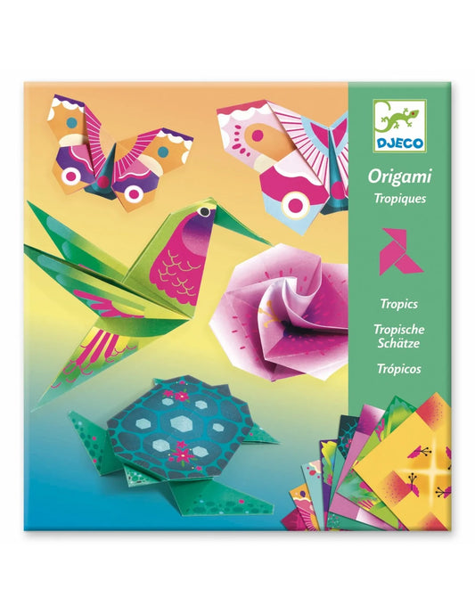 Djeco origami niveau 3 tropische dieren