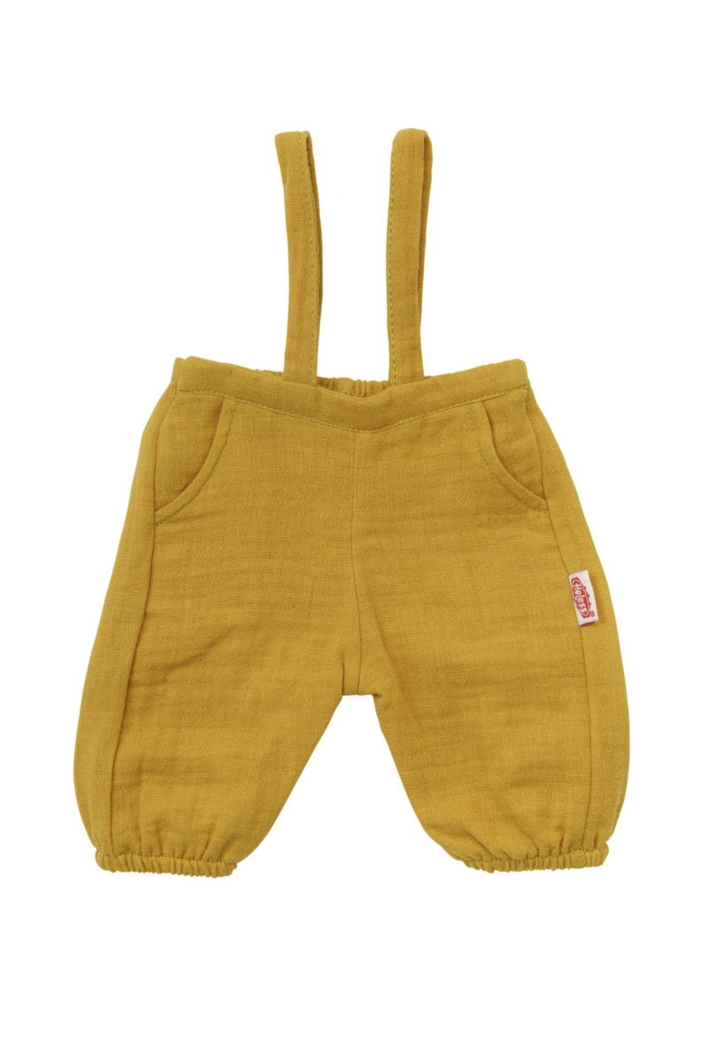 Tuinbroek met t-shirt okergeel