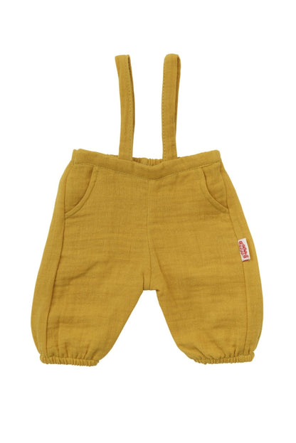 Tuinbroek met t-shirt okergeel