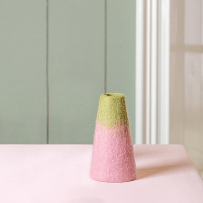 Vaas roze groen small