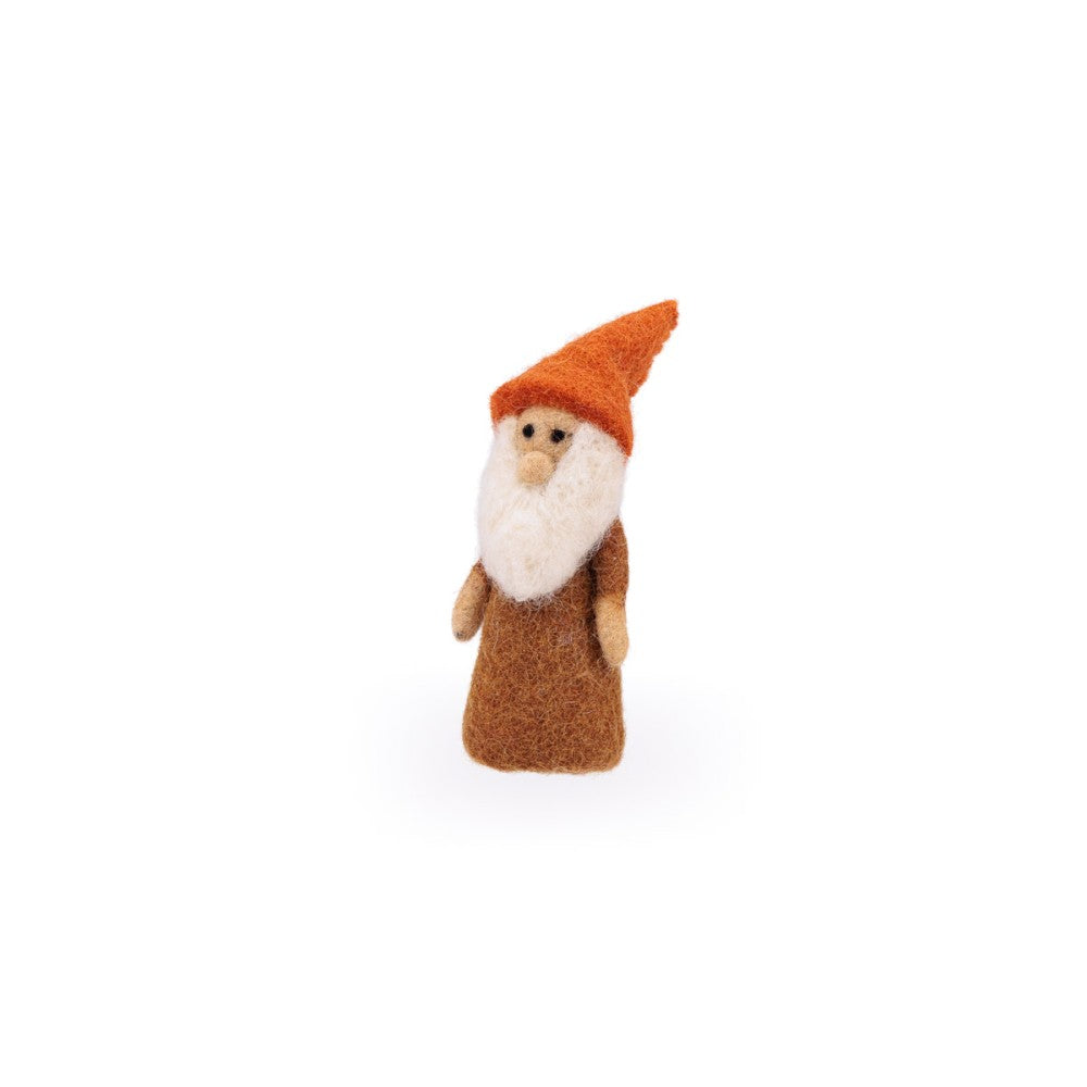 Vingerpopje kabouter bruin