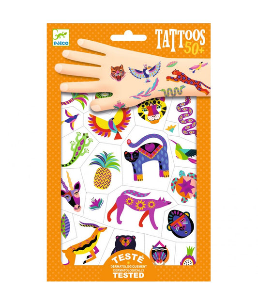 Djeco plak tatoeages wild beauty